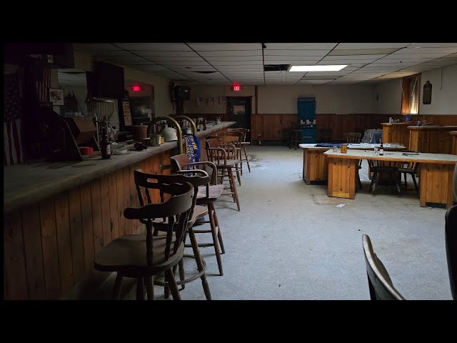 this ABANDONED VFW had power on until just months ago — now it's gone