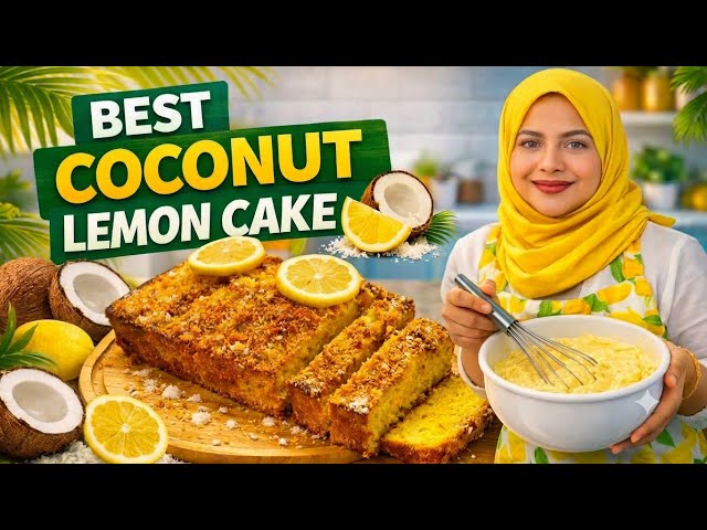 The Best Lemon & Coconut Loaf Cake | My Kitchen Vlog 