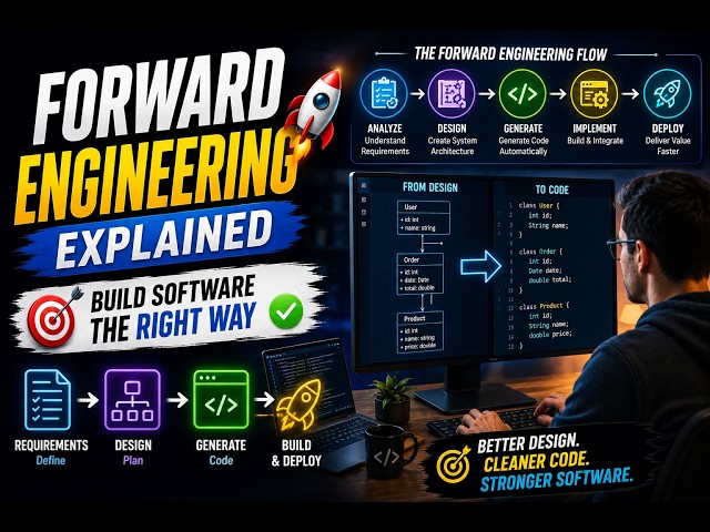 Forward Engineering Explained 🚀 | Build Software the Right Way
