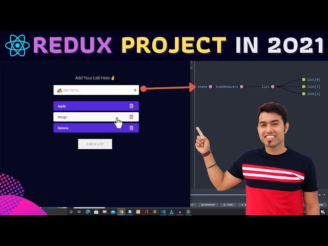 🔴 Modern React Redux To-Do List Project in Hindi in 2021