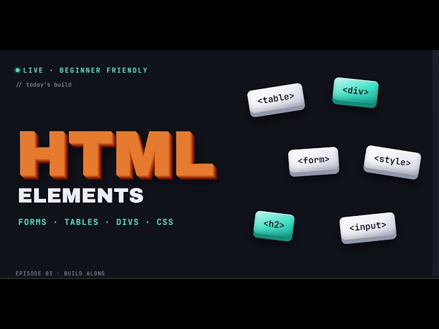 HTML5 Lesson