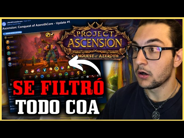 Project Ascension Returns 💥 COA Code LEAKED (21 classes)