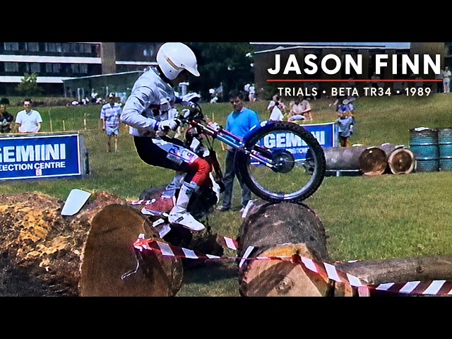 Jason Finn Riding the 1989 Beta TR34 Trials Bike 🏍️🔥