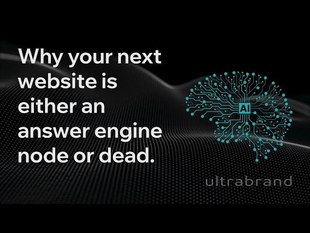 Answer Engine Optimization is taking over: why your next website is an answer engine node