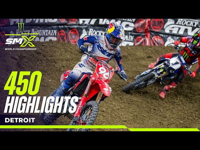 Supercross Round #11 450SX Highlights | Detroit, Michigan | March 28, 2026