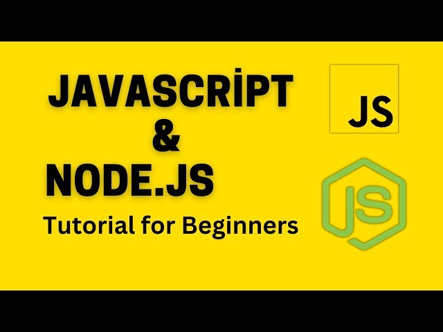 JavaScript & Node.js Crash Course for Beginners (2024)