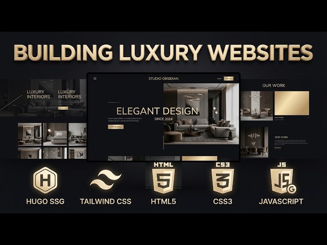 How to Build a $10,000 Luxury Website using Hugo SSG, Tailwind CSS & Modular CSS Part 2