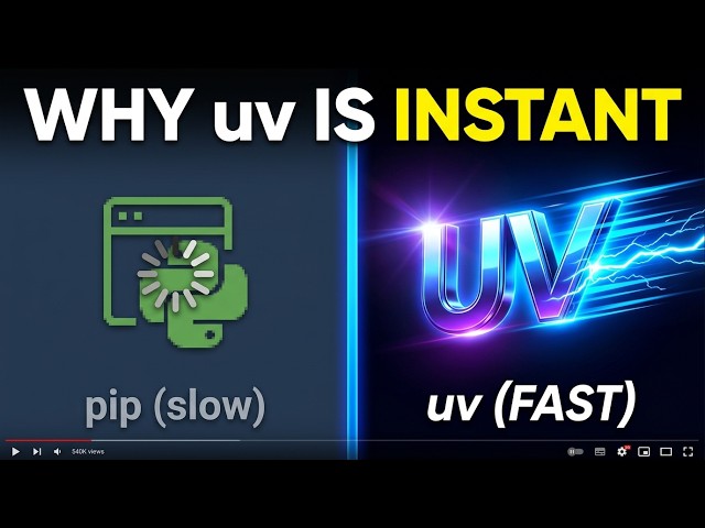 07 pip vs uv Explained: Why uv is 100x Faster