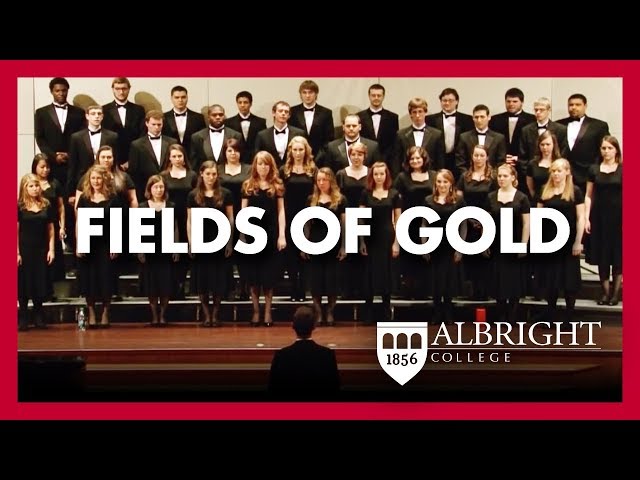 Albright College Concert Choir Performs "Fields of Gold"