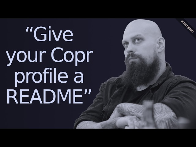 Give your Copr profile a README | FrostyX Reacts