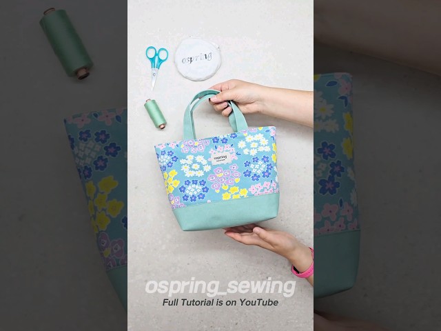 Easy! Tote Bag DIY 💐 Sewing Tips