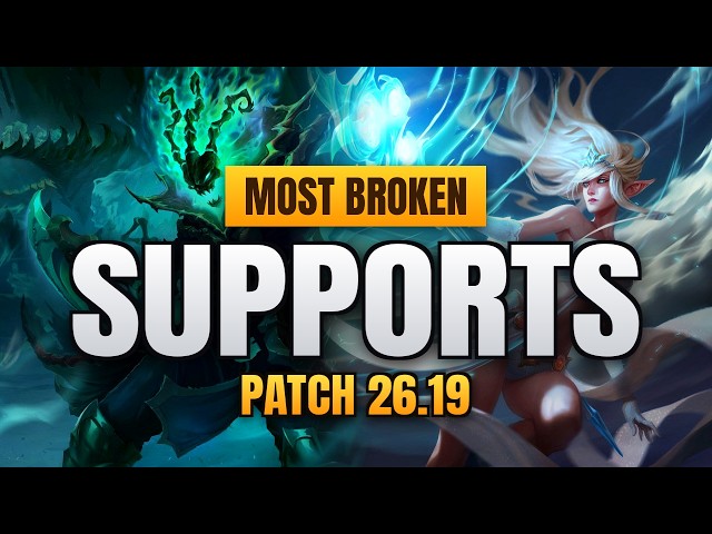NEW Support Tierlist for PATCH 26.19 - League Of Legends