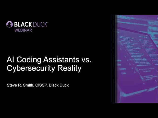 Webinar Highlight: AI Coding Assistants vs. Cybersecurity Reality