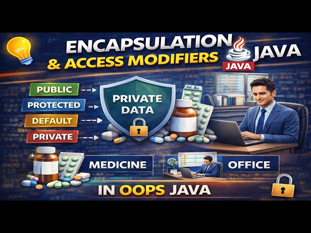 Java Encapsulation Made EASY | Access Modifiers Explained with Real Examples | Spentarn
