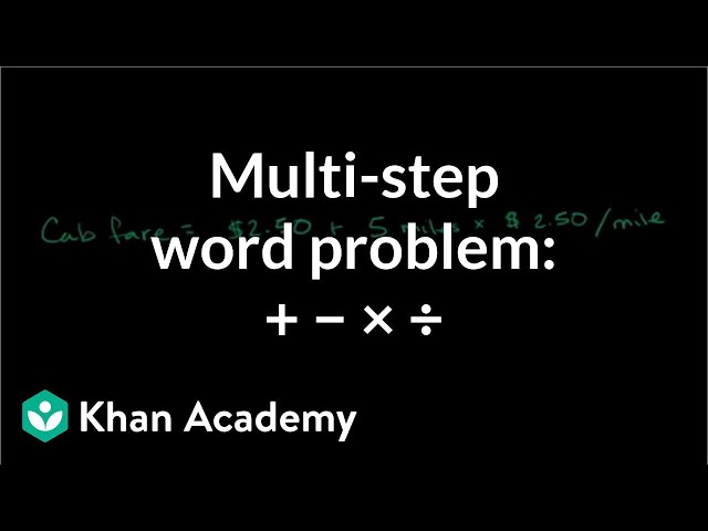 Multi-step word problem with addition, subtraction, and multiplication | Pre-Algebra | Khan Academy