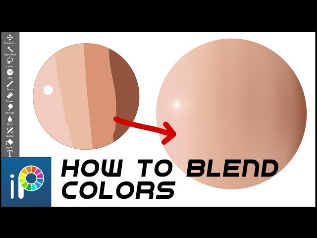 How to blend colors (IBISPAINT X) #SHORTS