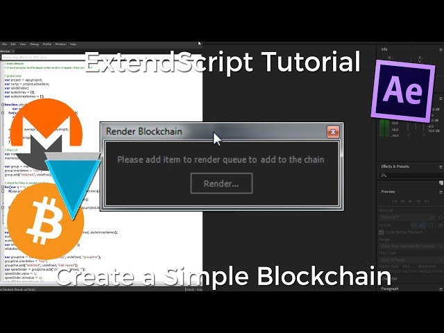 After Effects Scripting Tutorial - Simple Blockchain