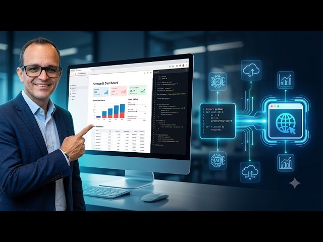 🚀 Aprenda a criar aplicações web com Python usando Streamlit  mesmo que você nunca tenha programado!