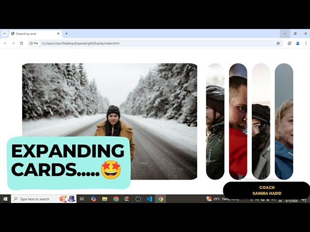 Unfolding Creativity: Building Expanding Cards with HTML & CSS JavaScript #cards #html #css
