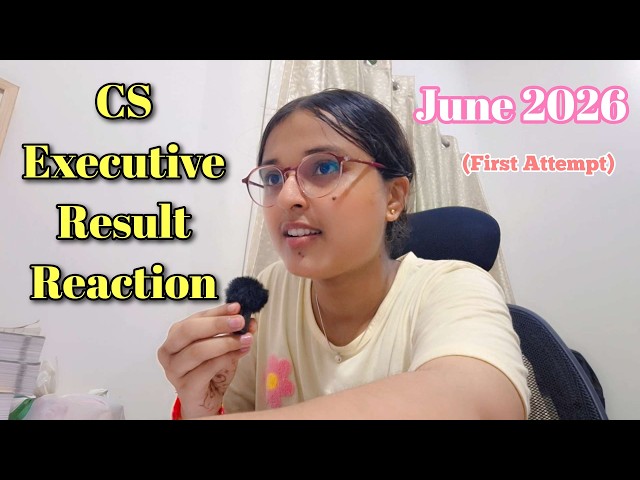 CS EXECUTIVE EXAM RESULT JUNE 2026 FIRST ATTEMPT