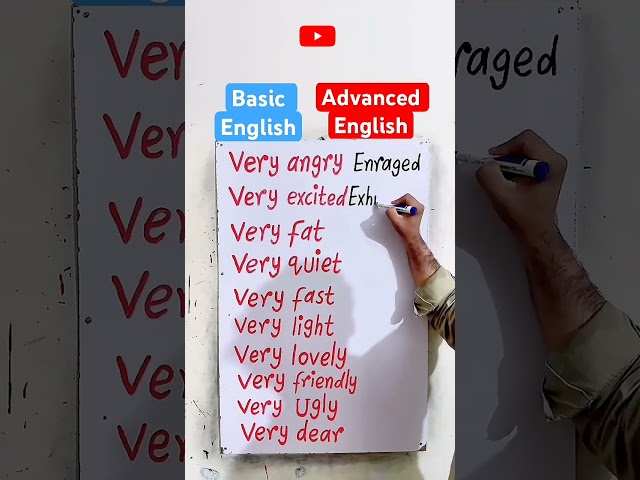 learn advanced English in a minute #english #englishtips