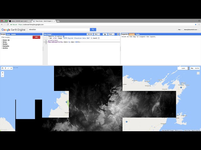 Introduction to terrain analysis in Google Earth Engine