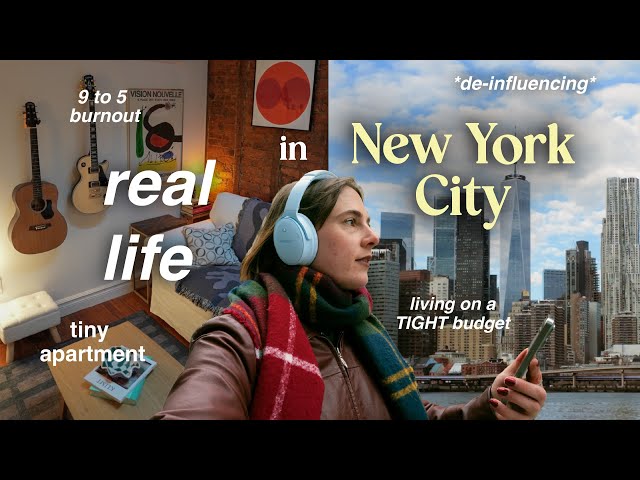 De-influencing you on life in New York City - a truly *realistic* take