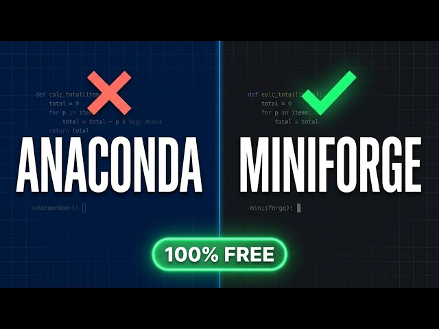 Install Miniforge on Windows & Mac — The Free conda & mamba Installer (2026)
