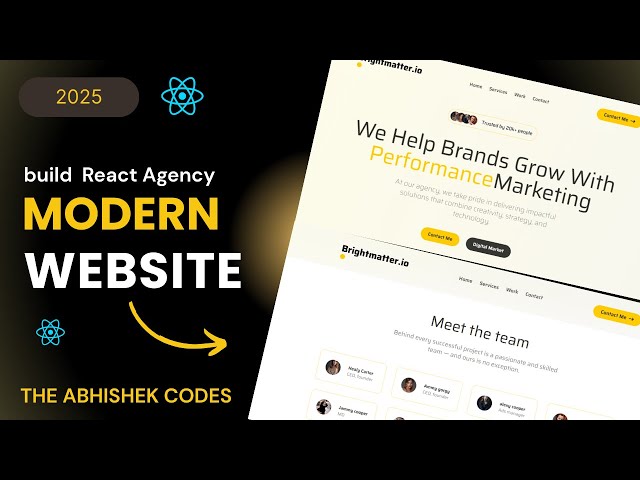 How to Build a Modern Responsive Website with React JS & Tailwind CSS | Step-by-Step in Hindi