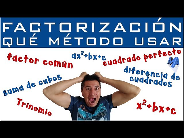 Factoring: What method to use to factor a polynomial?