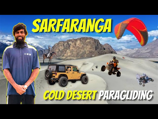 Sarfaranga cold desert skardu paragliding | The Best Paragliding Point |  Lahore To Skardu Tour EP 6