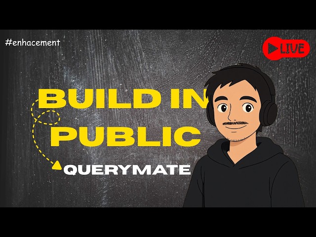 LIVE Coding AI SQL App (QueryMate) | Debugging + Auth + UI Fixes
