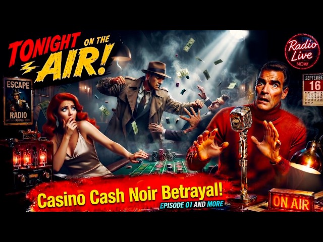 🎡🎡🎡a $100,000 Secret That Led to a Deadly Casino Trap! SPADE ESCAPE DOLLAR MARLOWE OTR DETECTIVE 12h