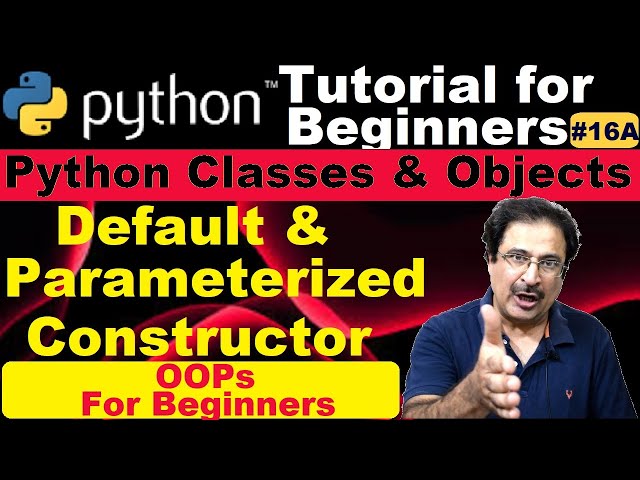 Learn python classes and objects | Class in python example code | Constructor in python example