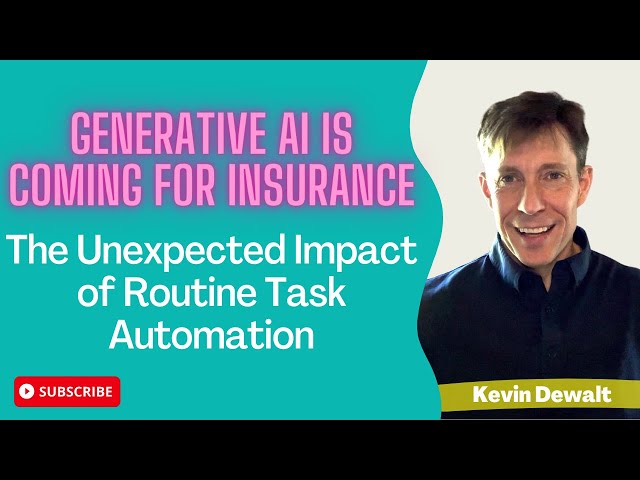 Generative AI is Coming for Insurance: The Unexpected Impact of Routine Task Automation