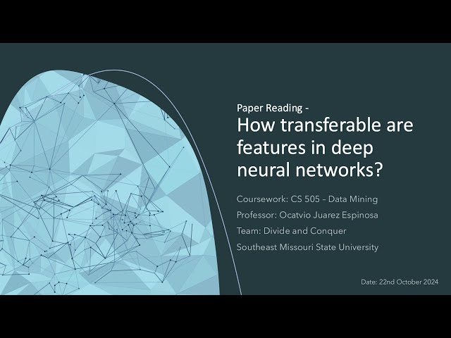 Paper Reading - How transferable are features in deep neural networks?