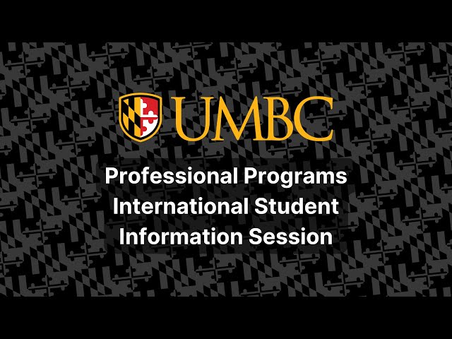 Professional Programs International Student Information Session