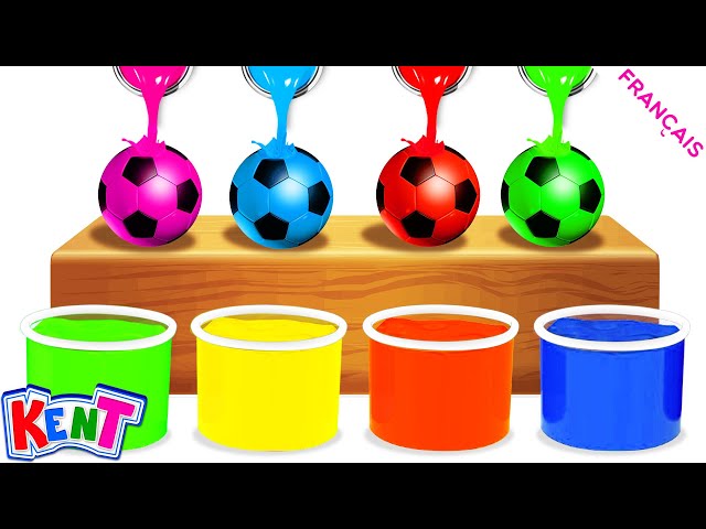 Apprendre les couleurs Ball ⚽️ | Comptines | Kent l'éléphant Français