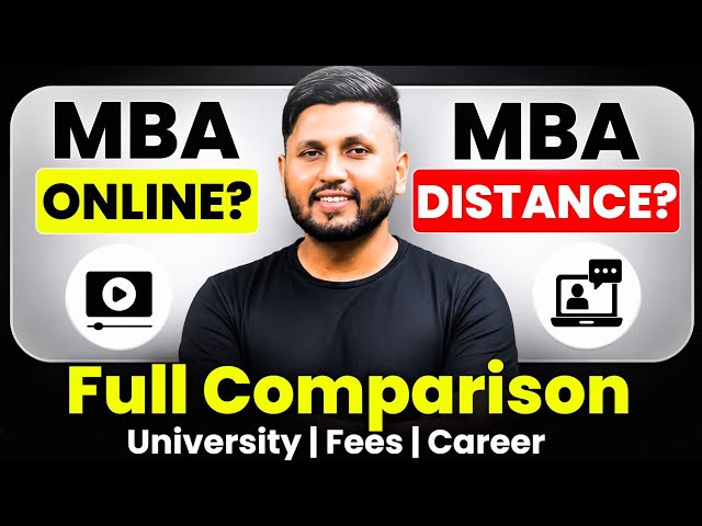 Distance MBA vs Online MBA 2026 | Which is Better? | Online MBA Universities | MBA Admission 2026