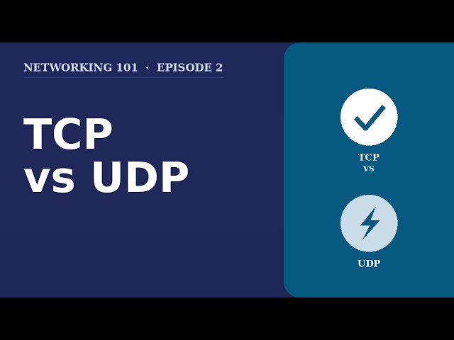 Networking 101 - TCP vs UDP