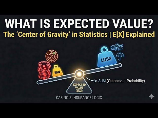 What is Expected Value? The "Center of Gravity" in Statistics