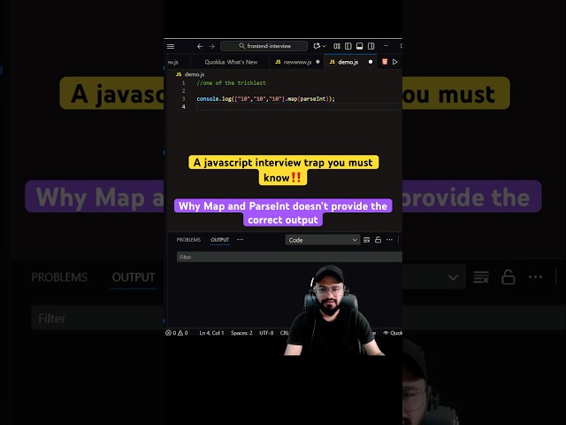 Why this #javascript code returns NaN - Even senior #frontend developers get it wrong #coding