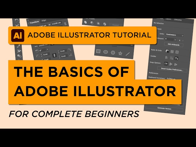 Adobe Illustrator Beginner Tutorial