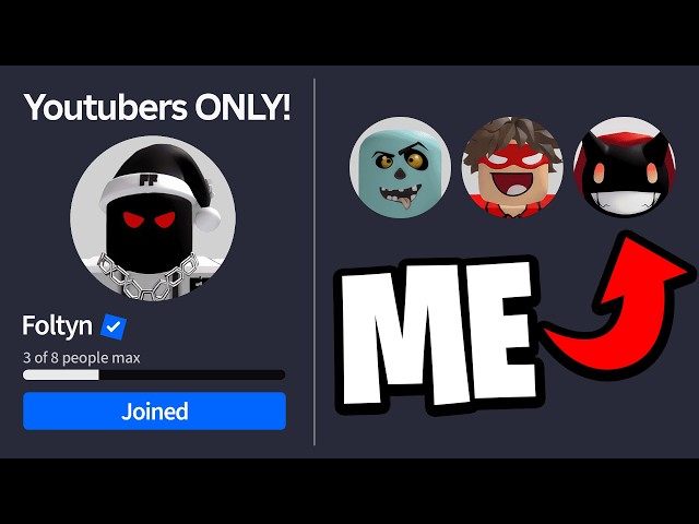 Sneaking into Youtuber's Private Servers...