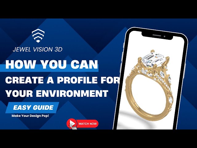 Create Environment Profiles | Real-Time Jewelry Rendering Tutorial (Jewel Vision 3D)