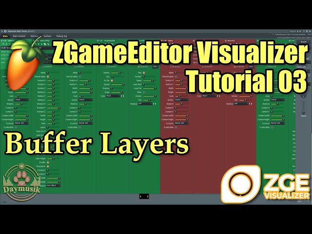 ZGameEditor Visualizer Tutorial 03 - Buffer Layers #FLStudio #ZGameEditorVisualizer