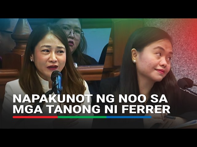 'Misleading!' Divinagracia pinaulanan ng objections ang mga tanong ni Ferrer | ABS-CBN News