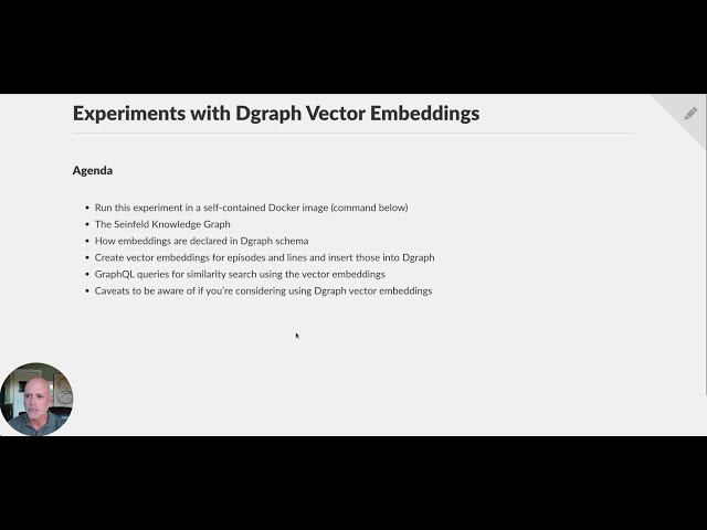 Introduction to Dgraph Vector Embeddings