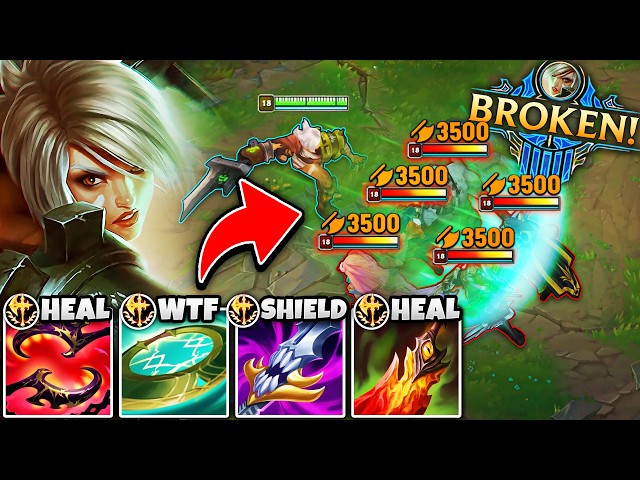 I COPIED THE RANK 1 RIVEN BUILD AND OH MY GOD IS IT BROKEN... (1V5 CARRY)