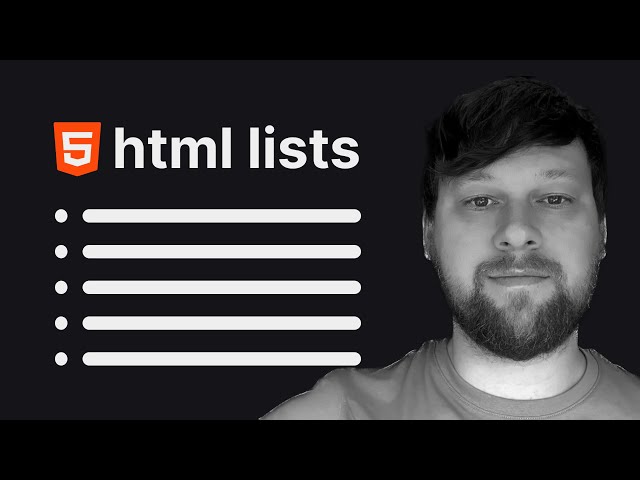 Ordered, Unordered, and Nested Lists